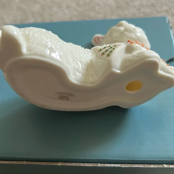 1996 Lenox Jewels Collection Rabbit with Carrot Figurine without box - Picture 4 of 4